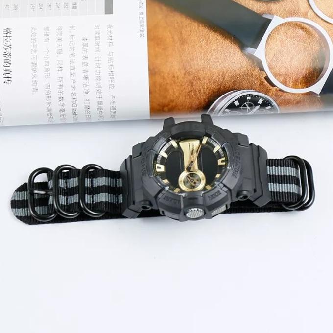 Tali Strap Kanvas Nato Canvas Casio G-Shock Adapter Konektor GShock