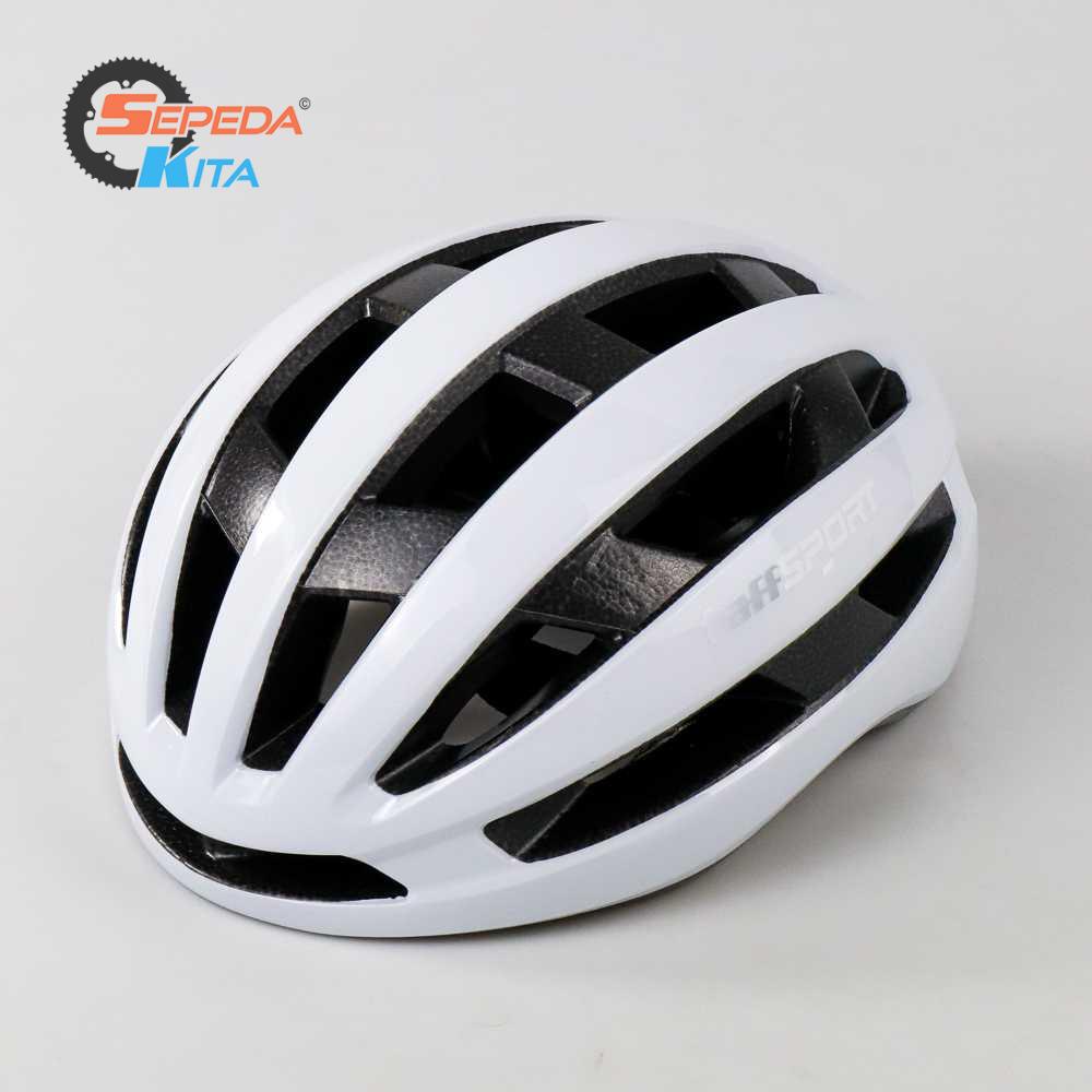 HELM TaffSPORT PUTIH Helm Sepeda Ultralight Cycling Bike Helmet - KP-1 ORIGINAL