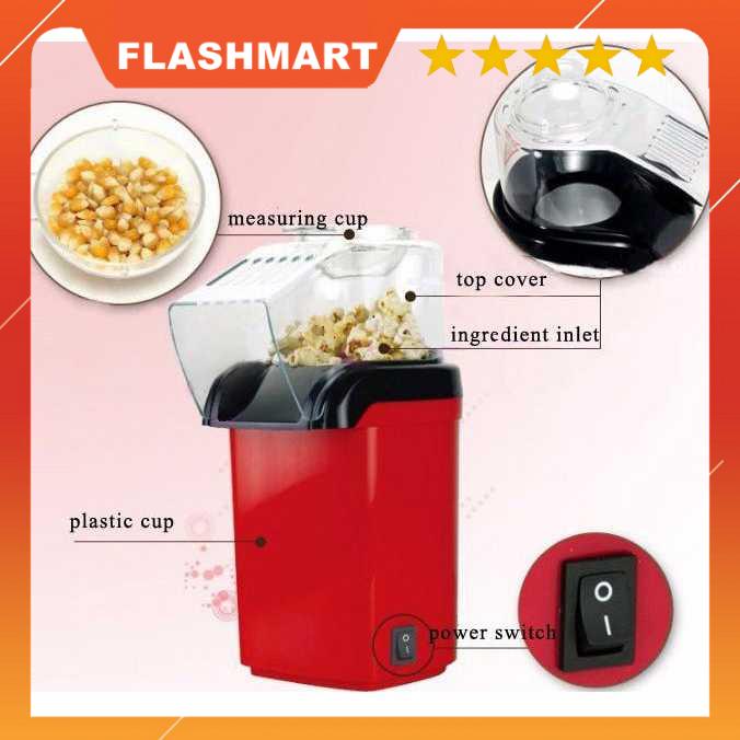 FLASHMART Mesin Electric Popcorn Maker Hot Air Corn Machine - NY-B810