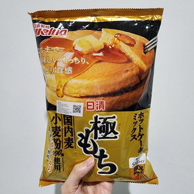 

:=:=:=:=] Nisshin Hot Cake Mix Gokumochi 540gr | Tepung Premix Pancake Jepang