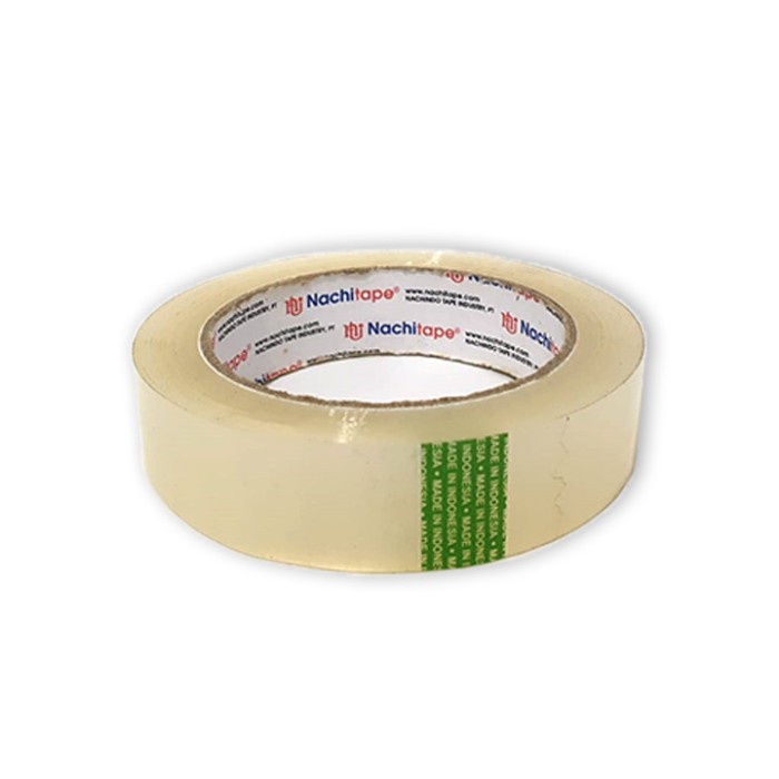

isolasi / selotip / lakban plastik bening nachi 24mm / 1inch murah