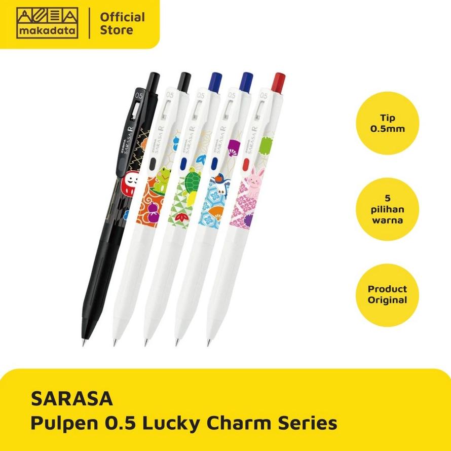 

Grosir Bolpen | Ballpoint | Pulpen Sarasa 0.5 Lucky Charm (1 Pcs) Murah