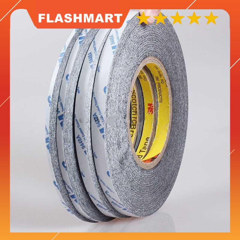 FLASHMART Lakban Double Side Strong Sticky Glue Tape 50 meter - 9448AB