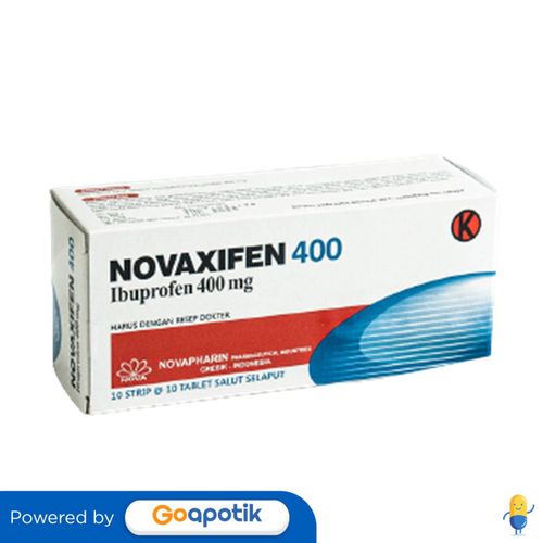 NOVAXIFEN 400 MG BOX 100 TABLET