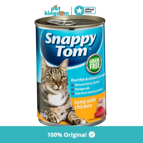 Snappy Tom 400 Gr Makanan Kucing Basah Tuna Chicken