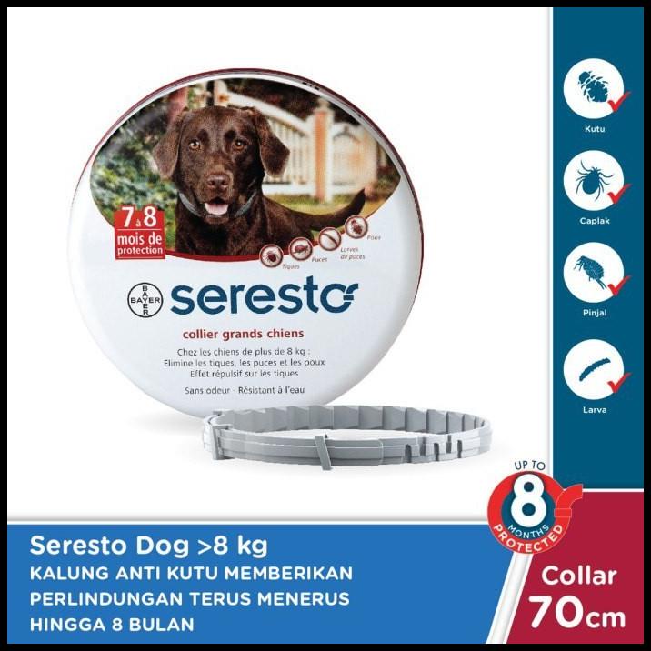 Kalung Anti Kutu Anjing Proteksi 8 Bulan- Seresto Dog
