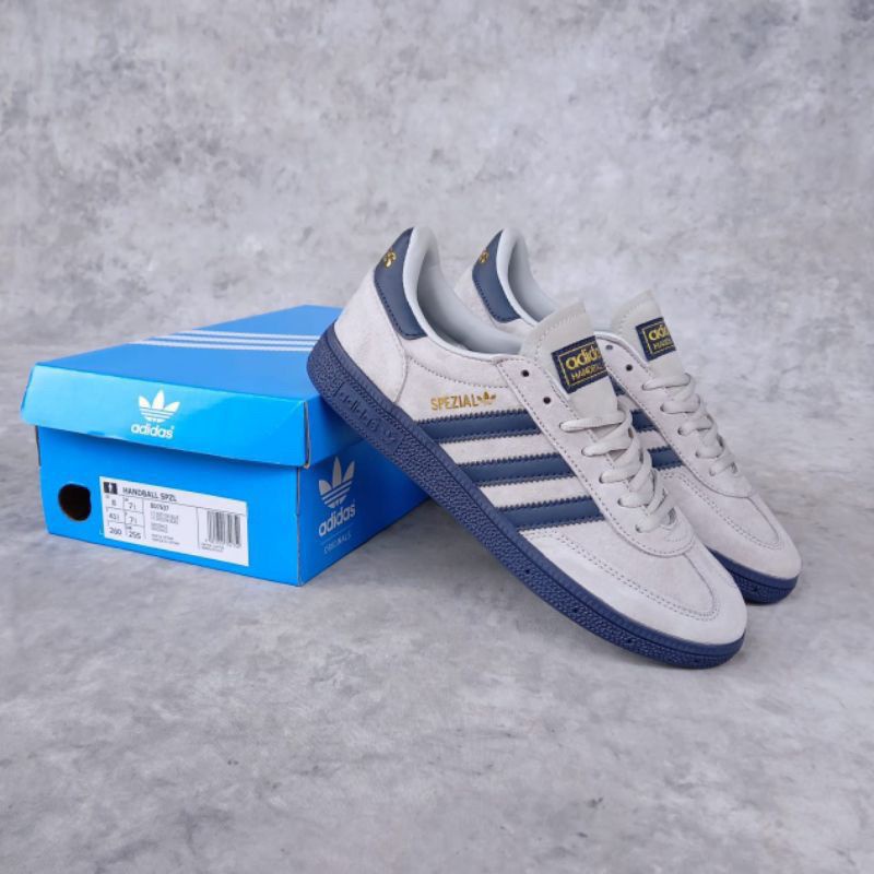 Adidas Spezial Handball Grey Navy Gold Original BNIB 100%