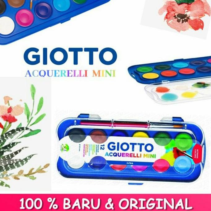 

Promo Habis Giotto Acquerelli Mini 12 Warna - Watercolor Cake - Cat Air - Giotto