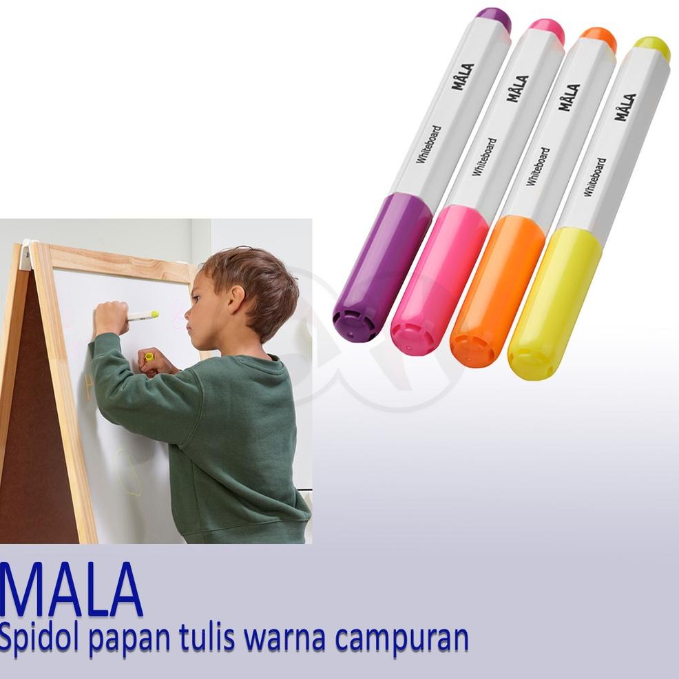 

Garansi Resmi Spidol Papan Tulis Warna Campuran Isi 4 Pcs