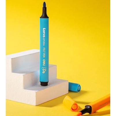 

Promo Habis Deli Ec153-12 Larva Felt Pen / Spidol Warna 12 Warna Mudah Dicuci Warna Cerah Dan Tebal