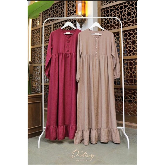 ditsy (dashiel Charcoal, livy crinkle capuccino)