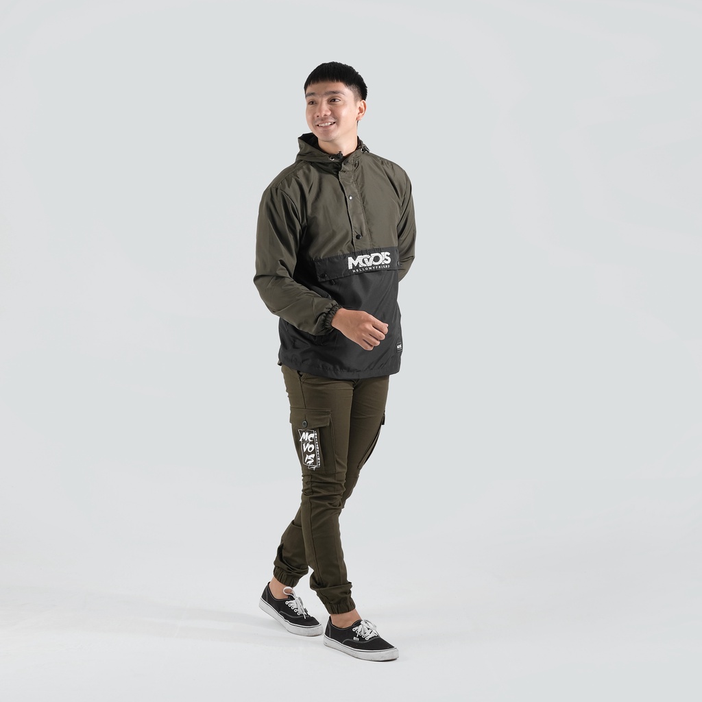 Mcvois Celana Jogger Cargo Pria Army Premium Distro