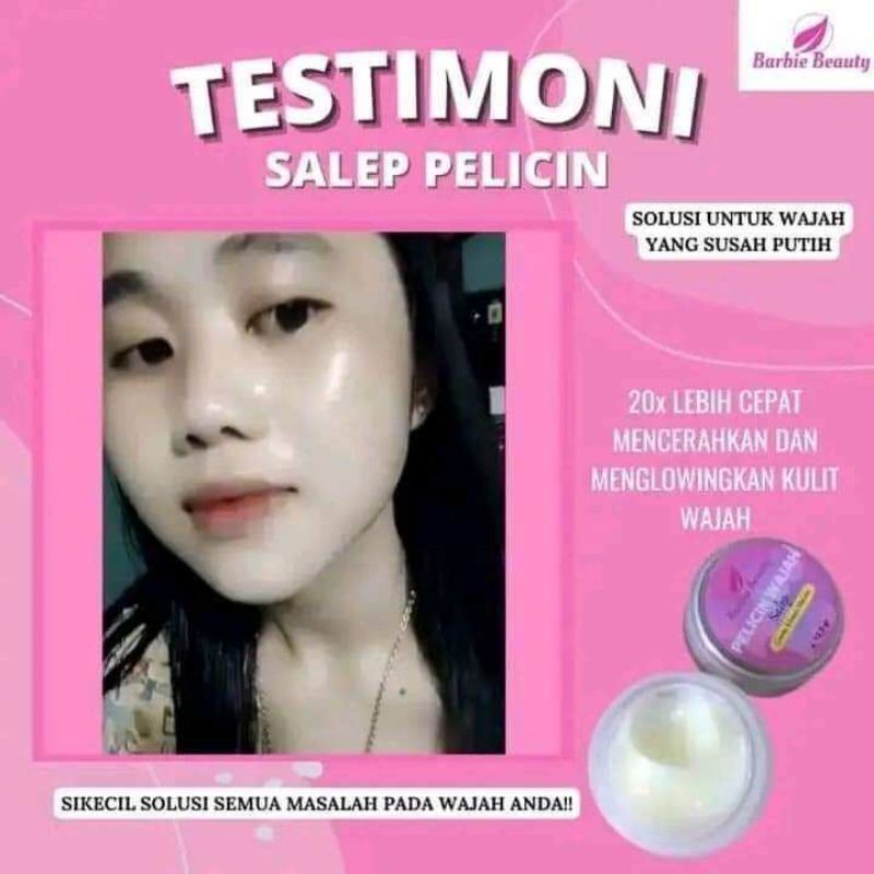 ‼️READY‼️SALEP PELICIN BARBIE BEAUTY - SALEP PELICIN WAJAH BY BARBIE BEAUTY PEMUTIH WAJAH - CREAM PEMUTIH GLOWING