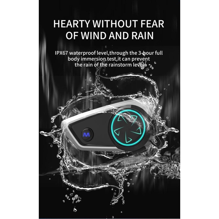 RETOUCH INTERCOM X5 RETOUCH BLUETOOTH HELM MUSIC SHARING VS IT R8