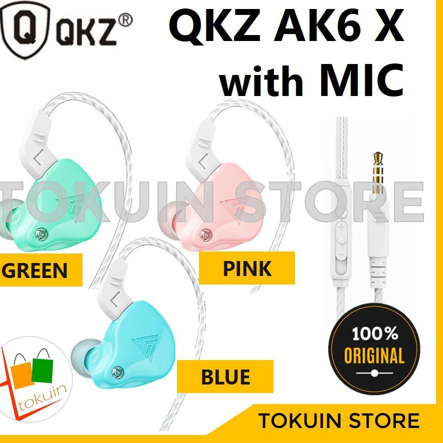 Top Grade QKZ AK6X QKZ AK6 X In Ear Earphone IEM Hi Res Headset with Mic alt AK5 AK7