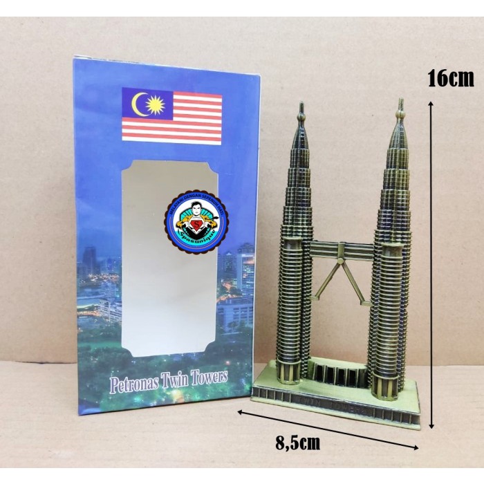 Miniatur Miniatur Menara Petronas Twin Tower Malaysia