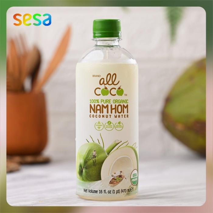 

All Coco - Nam Hom Organic Coconut Water 473 ml | Air Kelapa Murni Kualitas Terbaik