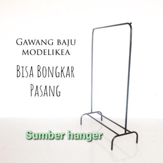 Gawangan baju minimalis 120cm | gawang gamis | gawang baju modelkia