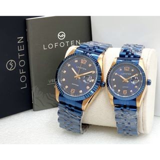 Terlaris Jam Tangan Couple Lofoten F8105 Stainless Steel Sapphire Original
