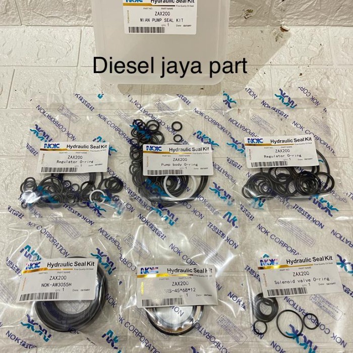 DJAP Sealkit Main Pump Seal Oring Kit Pompa Set Hitachi Zaxis200 ZX 200 ORI