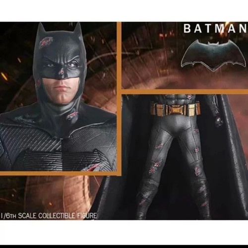 Crazy Empire Toys Team Prototyping Batman Battle Damage BVS Figure H-r5