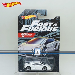 Hot Wheels Fast & Furious 6 white Lamborghini Gallardo Diecast H-r690