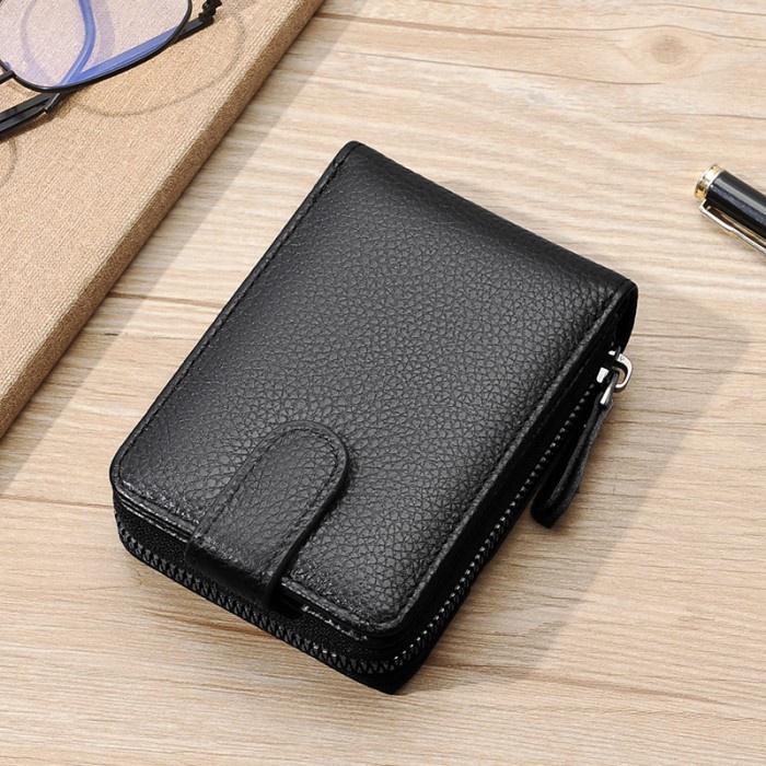 dompet Dompet Kartu Kulit Pria Card Holder Aiks Kangaroo 0267 - Hitam(I6D1) kekinian premium dompet 