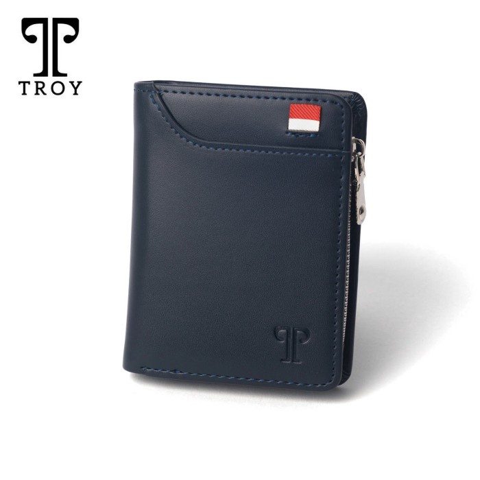 dompet pria Troy - Sumba - Dompet Pria - Biru(U5Y9) dompet pria kecil mini dompet pria slot uang dom