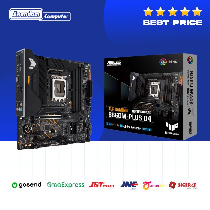 Motherboard Asus TUF Gaming B660M-PLUS WIFI D4 Intel B660 LGA1700 DDR4