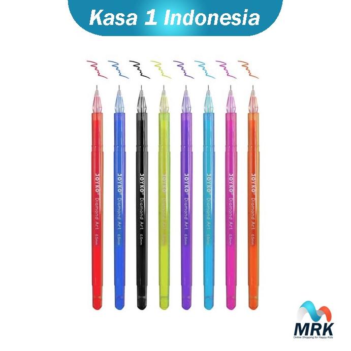 

Viral 8 Pcs Pulpen Colour Warna-Warni Joyko Diamond