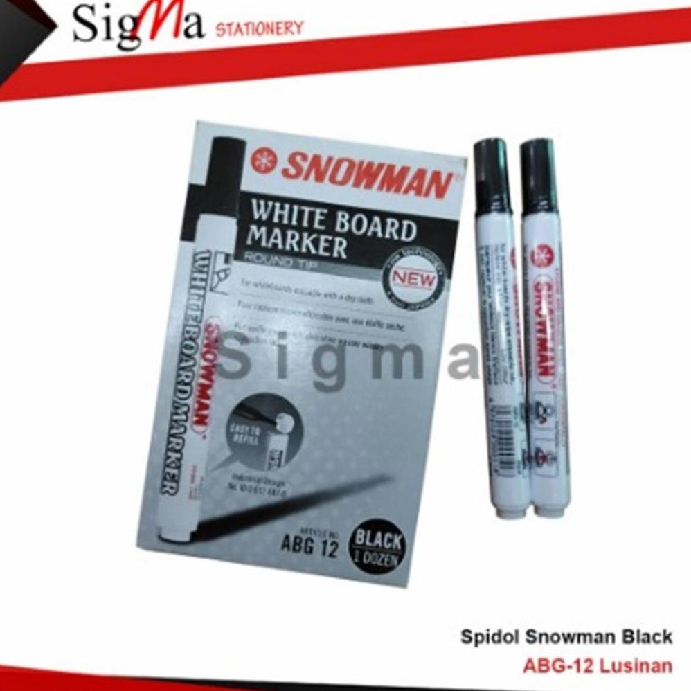 

Diskon Habis Spidol Whiteboard Snowman Abg 12 / Spidol Papan Tulis (Lusinan)