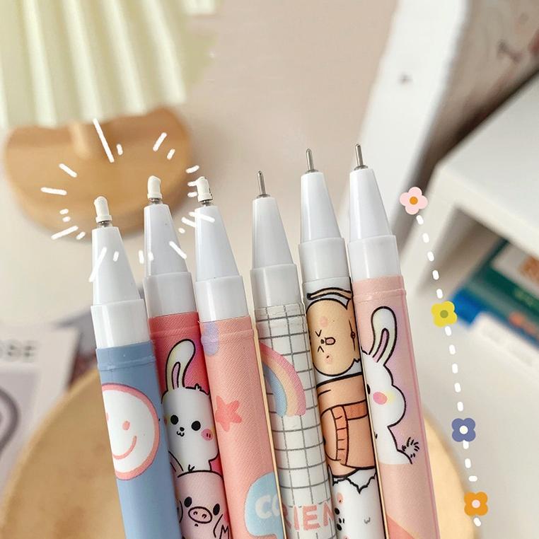 

Diskon Habis 1 Lusin Pulpen Gel Motif Purple Bear Lucu Imut / Bolpen Gel Simple