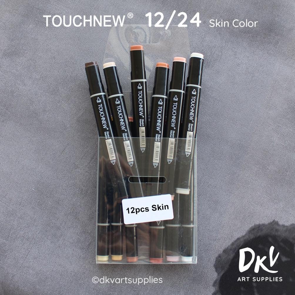 

Viral Touchfive Touchnew Marker Spidol 12 24 Skin Colors Warna Kulit Twin Markers
