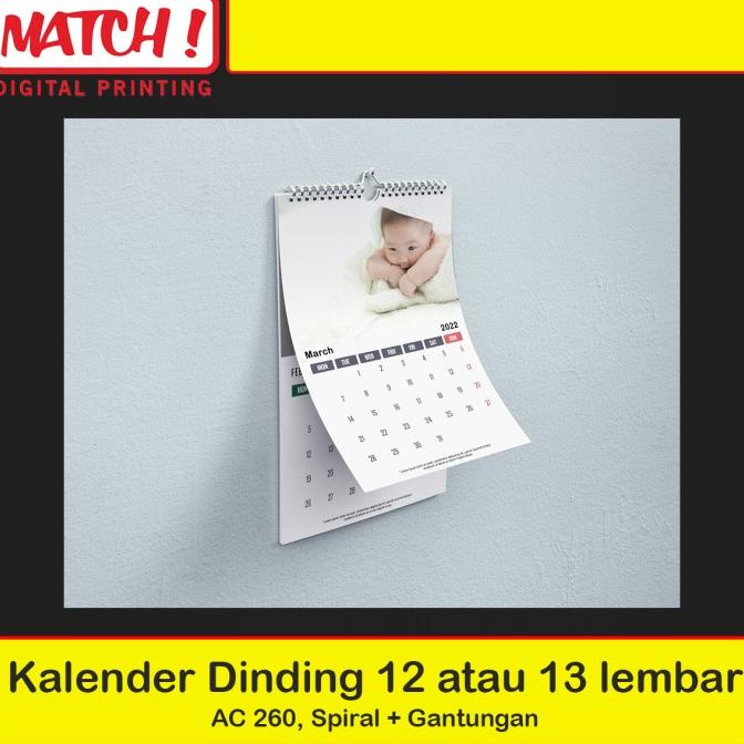 

custom kalender Art Carton 260 13 lembar spiral