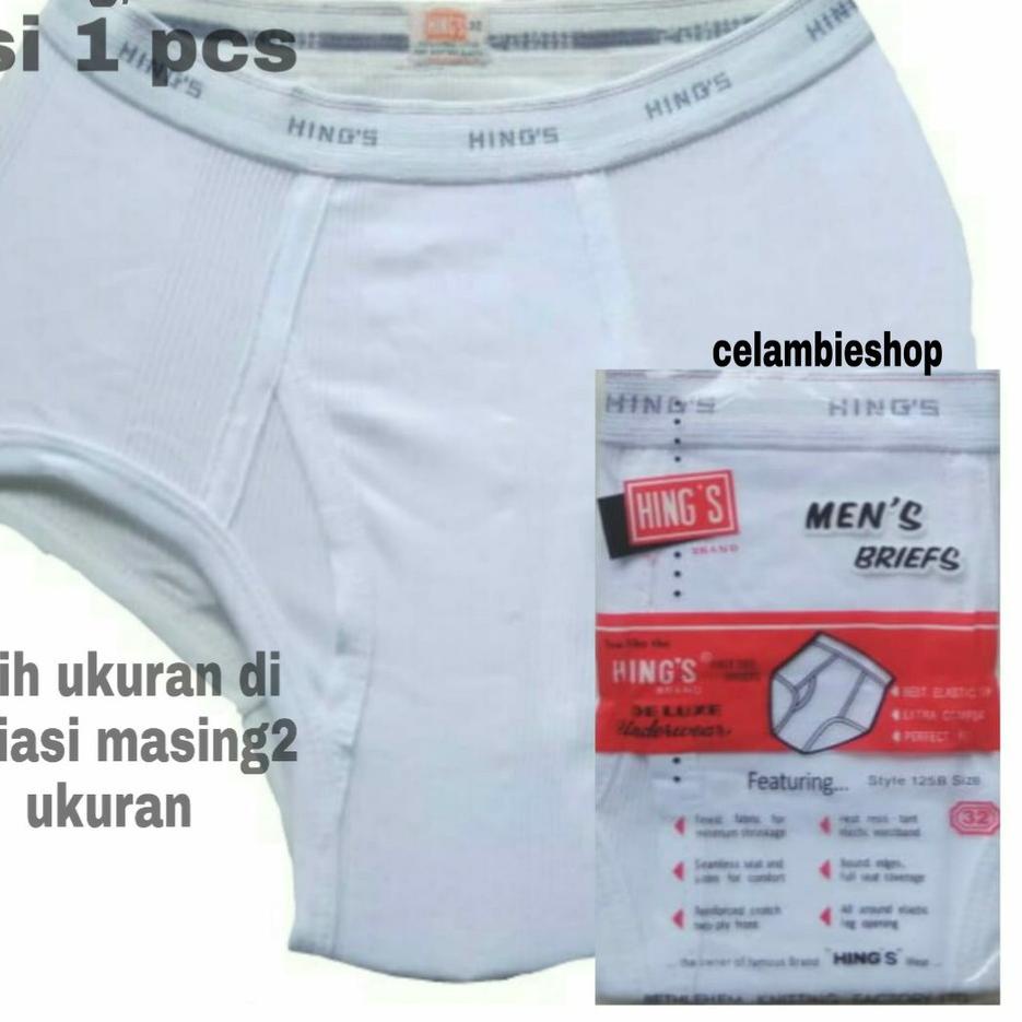 Murah Bermutu Cd Hings 125B | Celana dalam Pria hings original isi 1 pcs