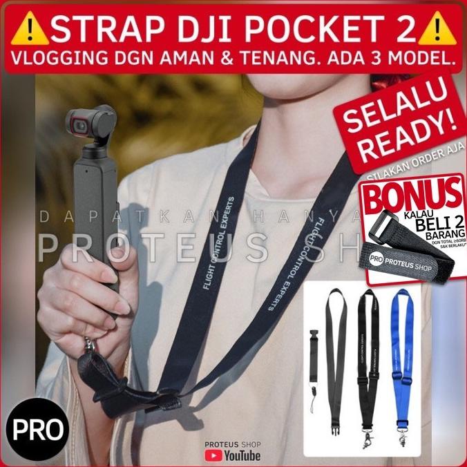 Strap Lanyard Tali Leher Gantungan Tangan Dji Pocket 2 Kamera Hp Termurah Star Seller