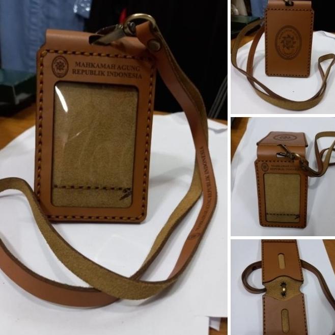

Nametag id card Holder Mahkamah Agung (Asli kulit)