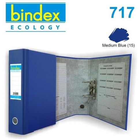 

Ordner Bindex 717 Folio 75 mm - Biru (Dus Isi 12 Pcs)
