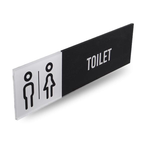 

Restroom Acrylic Rectangle Sign
