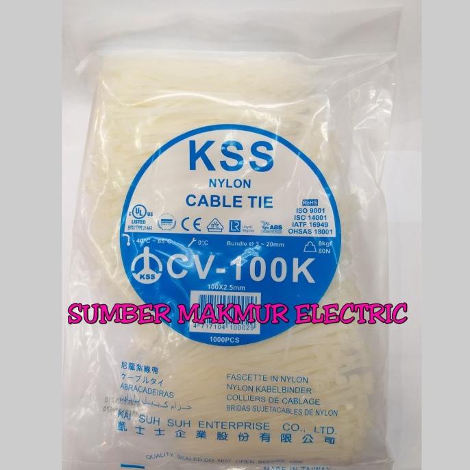 

CABLE TIES CV-100K (2,5x100mm) @1000pcs
