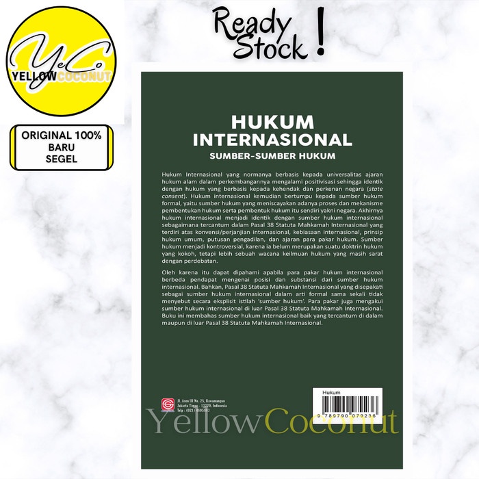 Must Have Hukum Internasional : Sumber-Sumber Hukum - Prof. Atip Latipulhayat, Termurah