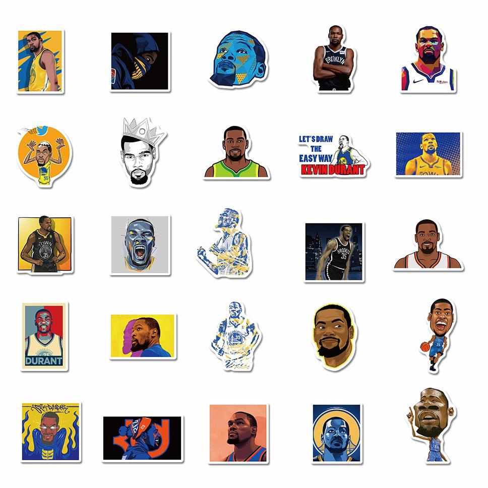 

Terlaris Stiker Vinil Isi 50 Pcs Nba Kevin Durant Sticker Anti Air Aesthetic