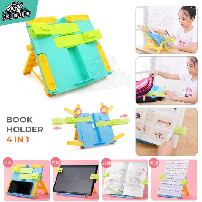 

book stand holder unik lucu pengganjal penyangga sandaran buku | HP