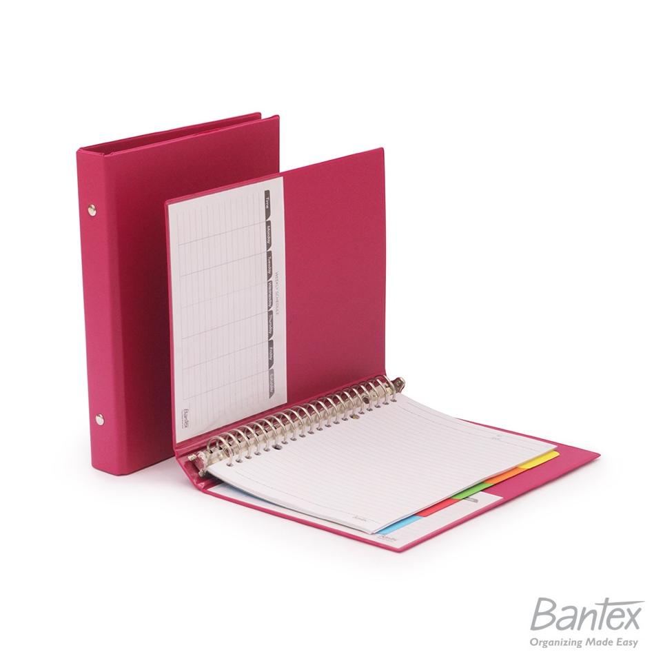 

Termurah [Arjuna] Bantex Binder Note A5 20 Ring Besi Loose Leaf Multiring Binder Grape 1324 61