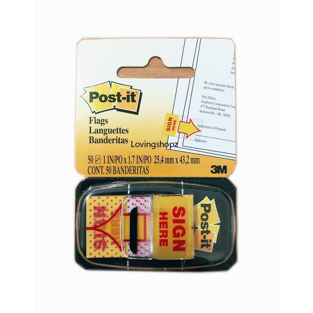 

Grosir Post It Untuk Tanda Tangan/ Post It Sign Here