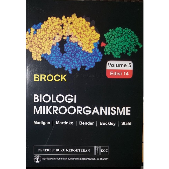 Promo [ Original ] Brock Biologi Mikroorganisme Vol 5 Edisi 14 - Madigan Terbaru