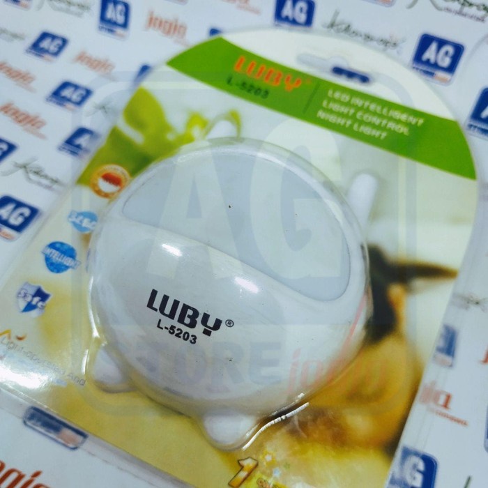 Luby Lampu Tidur Sensor Cahaya