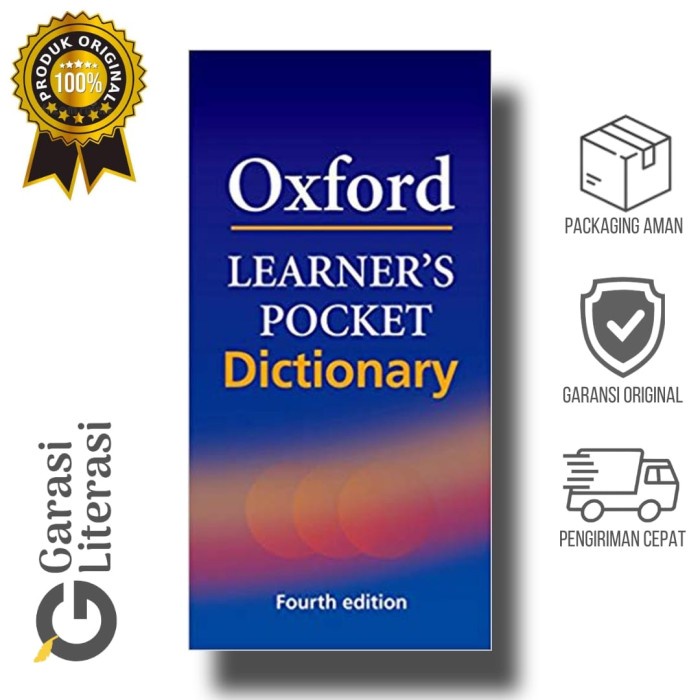 Terlaris Kamus Oxford Learners Pocket Dictionary Edition 4 (Original)