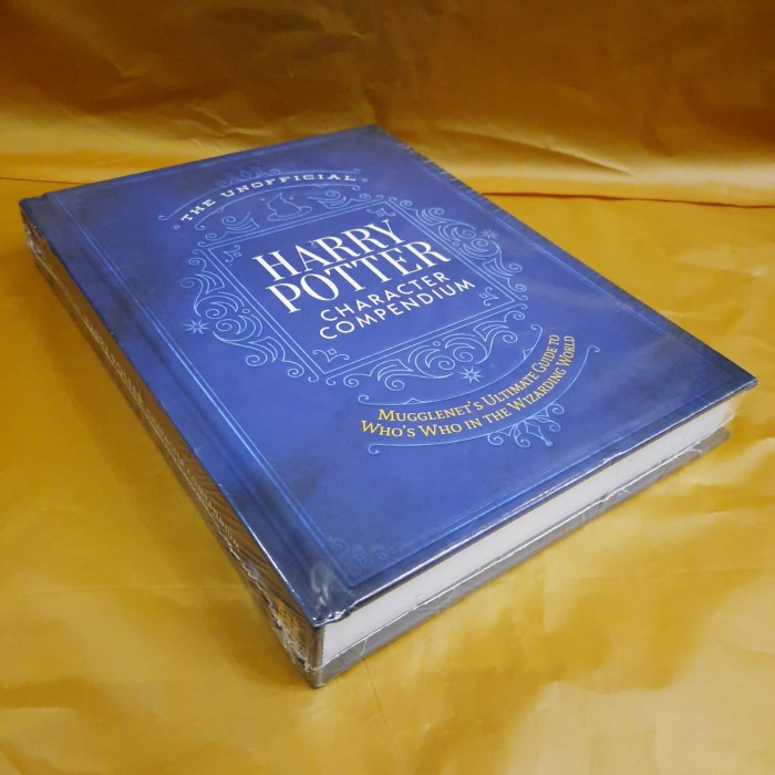 Diskon Spesial Harry Potter Character Compendium Unofficial - Original Hardcover Terbaru