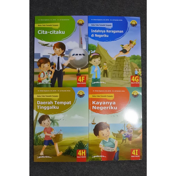 Flash Sale Tematik Kelas 4 Tema 1 - 9 Sd K 13 Yudhistira 4A 4B 4C 4D 4E 4F 4G 4H Termurah